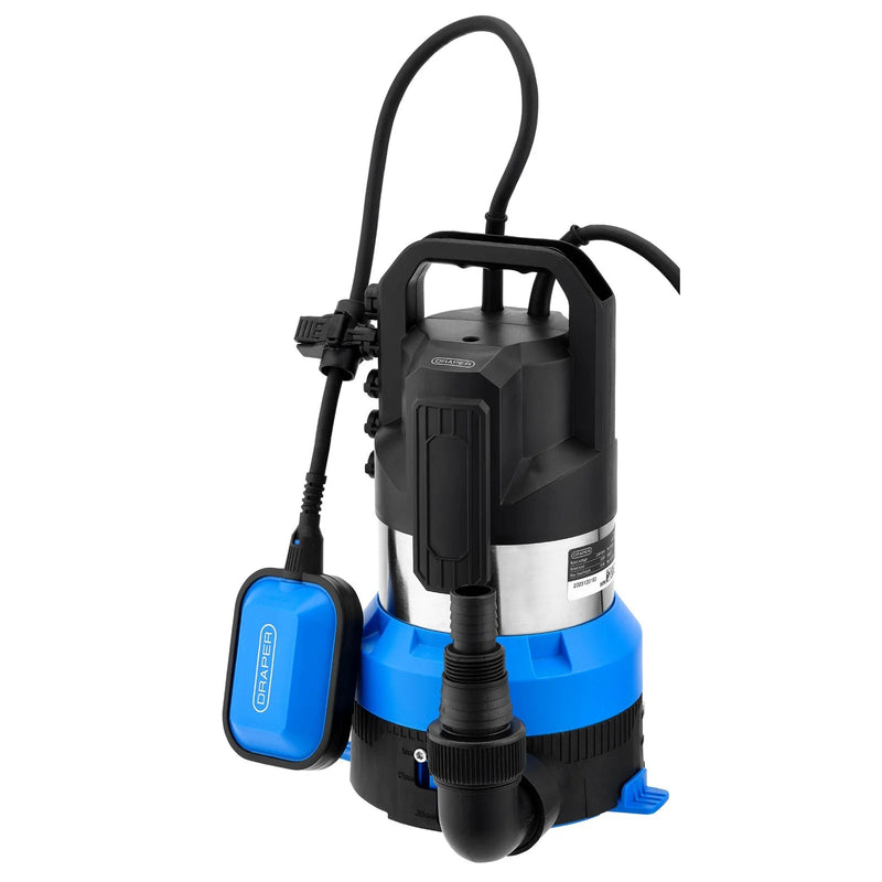 Draper 230V Submersible Clean and Dirty Water Pump with Float - image 1