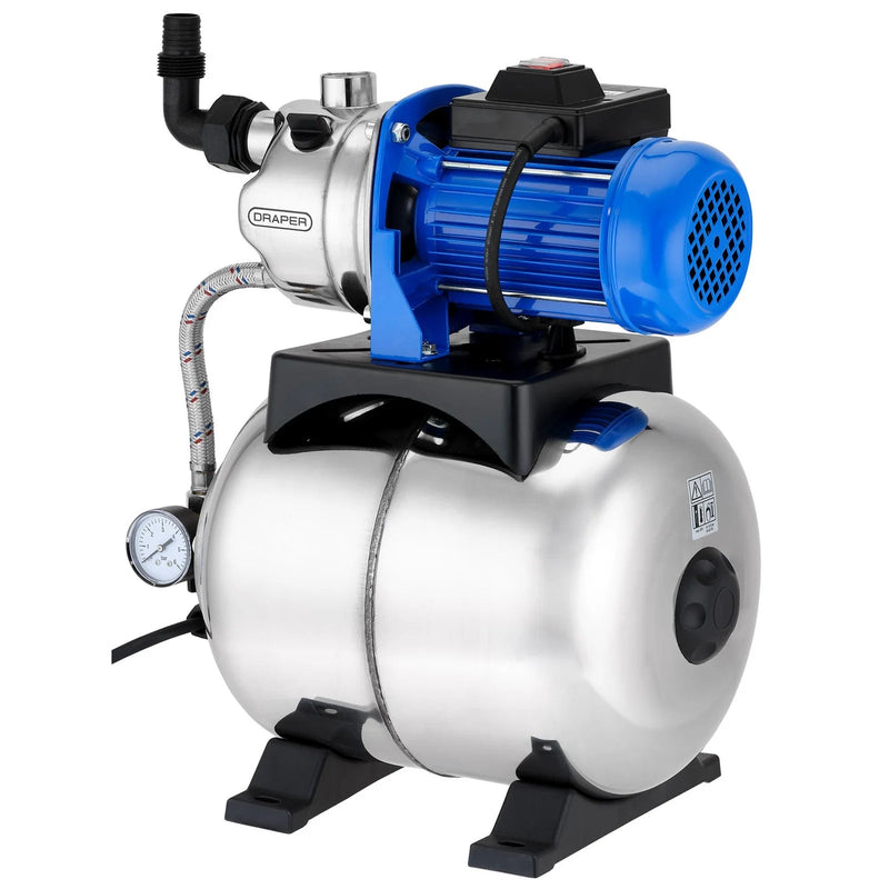Draper 230V Stainless Steel Booster Pump, 50L/min, 800W - BP5 - image 1
