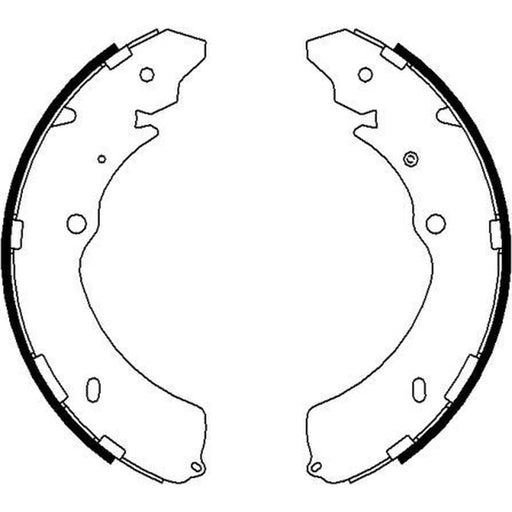 Mintex Brake Shoe Set Axle Kit fits Isuzu D-Max I Platform/Chassis 2007-2012 3.0