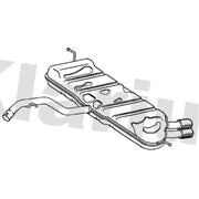Klarius Box With Tail Pipe Rear fits VW Tiguan 2008-2018 1.4