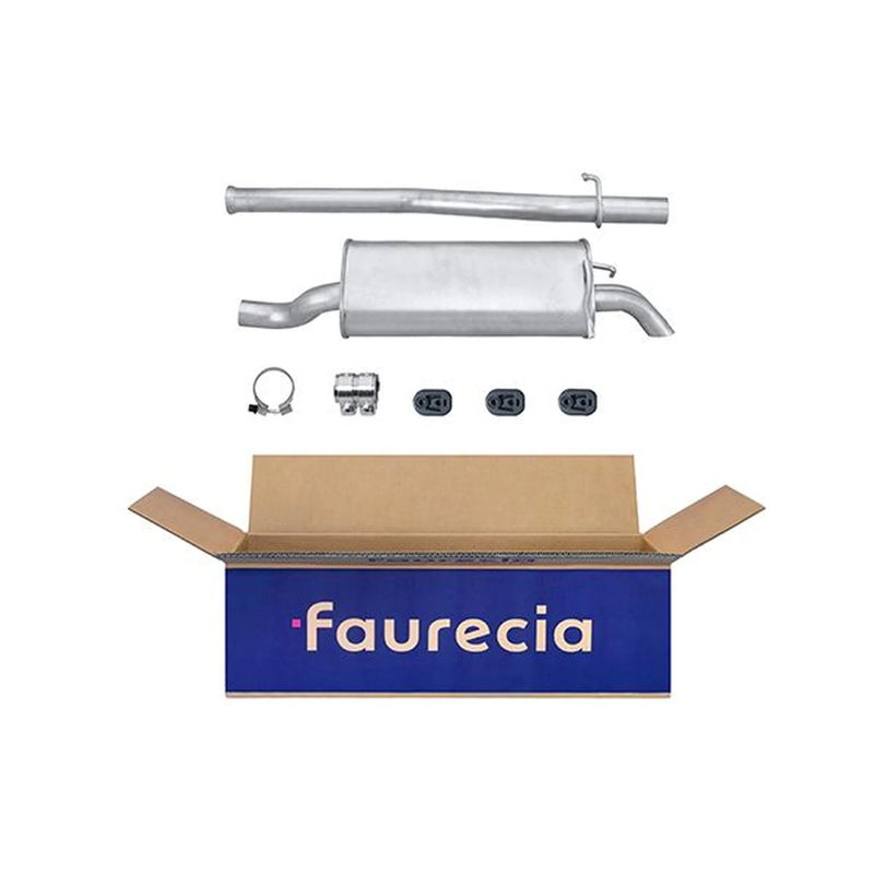 Hella End Silencer Rear fits Mercedes-Benz C-Class 2000-2007