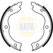 NAPA Parking Brake Shoe Set fits Nissan Interstar 2002-2006