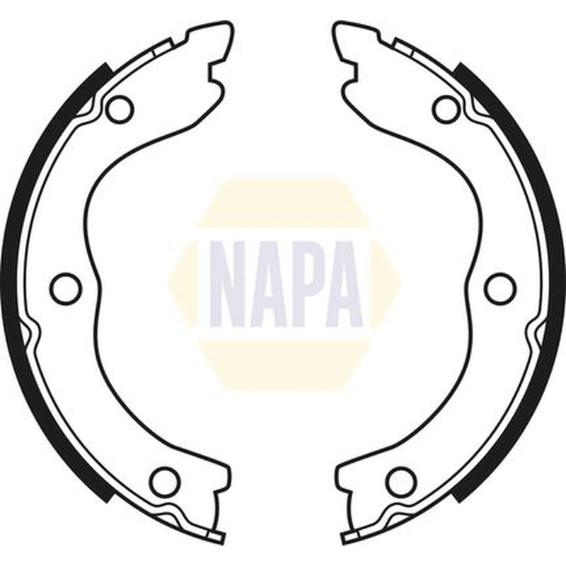 NAPA Parking Brake Shoe Set fits Nissan Interstar 2002-2006