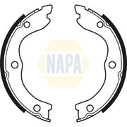 NAPA Parking Brake Shoe Set NBS5015