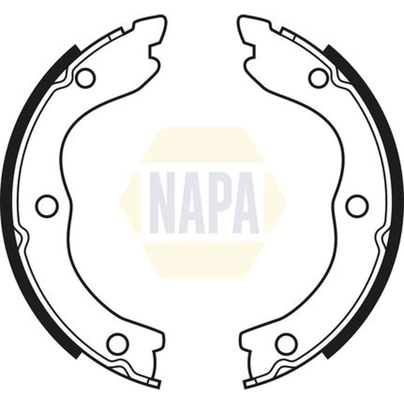 NAPA Parking Brake Shoe Set NBS5015