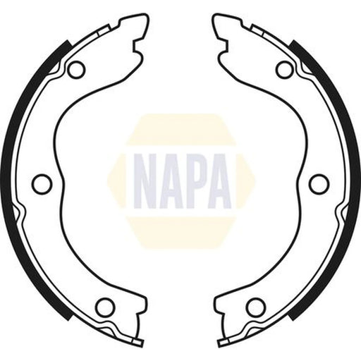 NAPA Parking Brake Shoe Set NBS5015