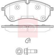 Apec Front Brake Pad Set fits Man Tge 2017-2024 2.0