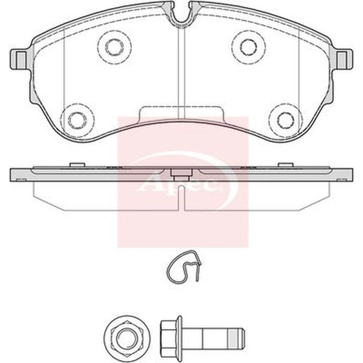 Apec Front Brake Pad Set PAD2399