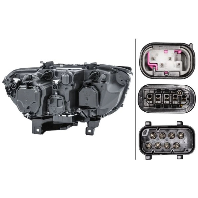 Hella Headlight Headlamp D2S/H7 Left fits BMW 7 2001-2008