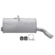 Hella End Silencer Rear fits Citroën Berlingo First 1996-2011 1.1 1.4 1.6