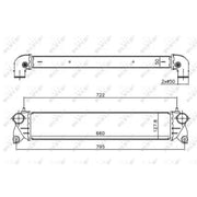 NRF Intercooler (Charge Air Cooler) 30369