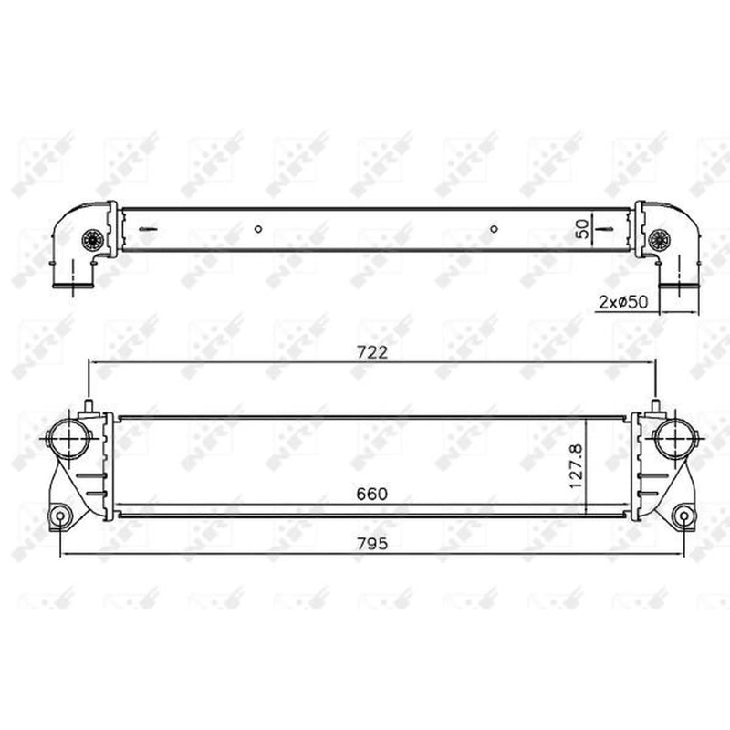 NRF Intercooler (Charge Air Cooler) 30369