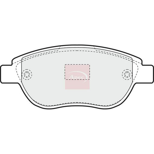 Apec Front Brake Pad Set fits Citroën Berlingo First 1999-2010 1.6 2.0