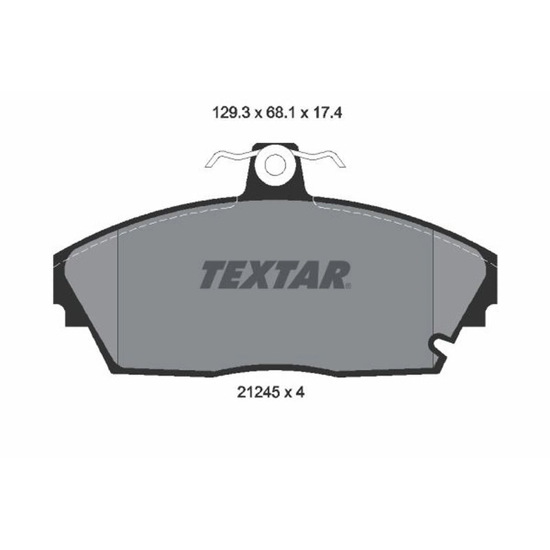 Textar Front Brake Pad Set 2124502