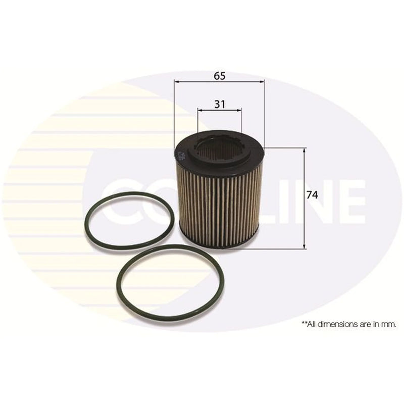 Comline Service Kit with Air, Oil & Cabin Filters fits Fiat Grande Punto 2005 on