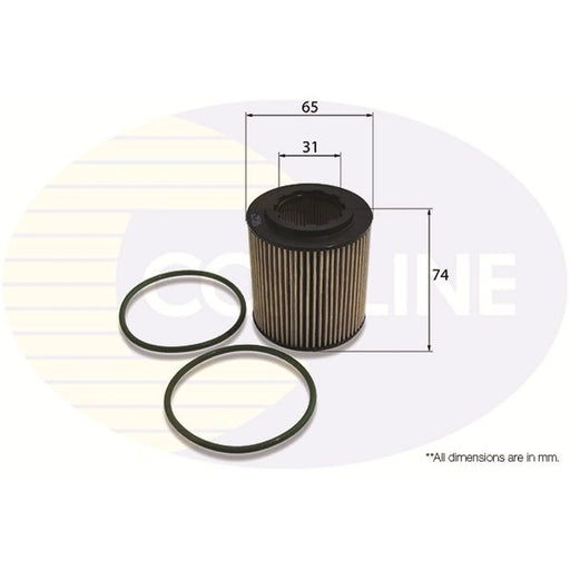 Comline Engine Oil Filter fits Alfa Romeo 159 2005-2011 1.9