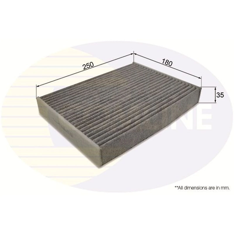 Comline Cabin Air Filter (Pollen Filter) fits Mercedes-Benz T-Class 2022 on