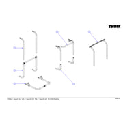 Thule SPORT G2 LV ARM - 1500602378
