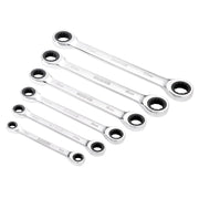 Draper HI-TORQ® Metric Double Ratchet Ring Spanner Set, 8 -19mm (6 Piece) - image 1