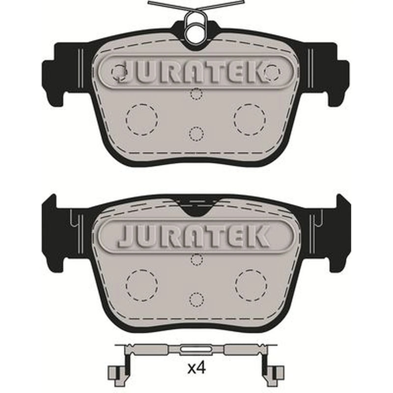 Juratek Rear Brake Pad Set fits Audi A3 2019-2022
