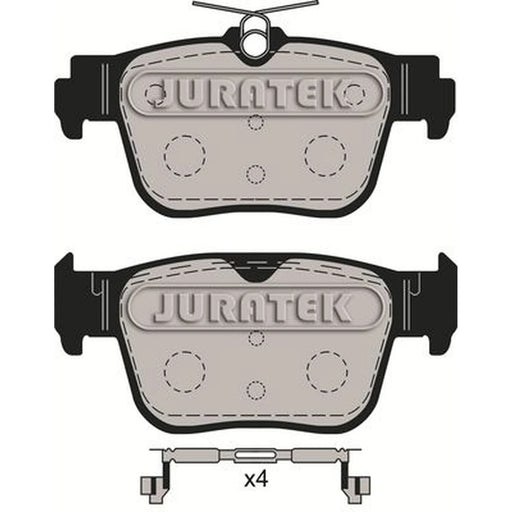 Juratek Rear Brake Pad Set fits Audi A3 2019-2022