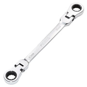 Draper HI-TORQ® Metric Flexible Head Double Ring Ratchet Spanner, 12 x 13mm - image 1