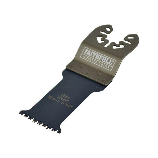 Faithfull Premium Arc Cut Hardwood Bi-Metal Blade 32mm Faithfull - Dynamic Drive
