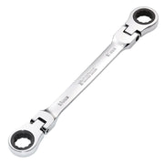 Draper HI-TORQ® Metric Flexible Head Double Ring Ratchet Spanner, 16 x 17mm - image 1