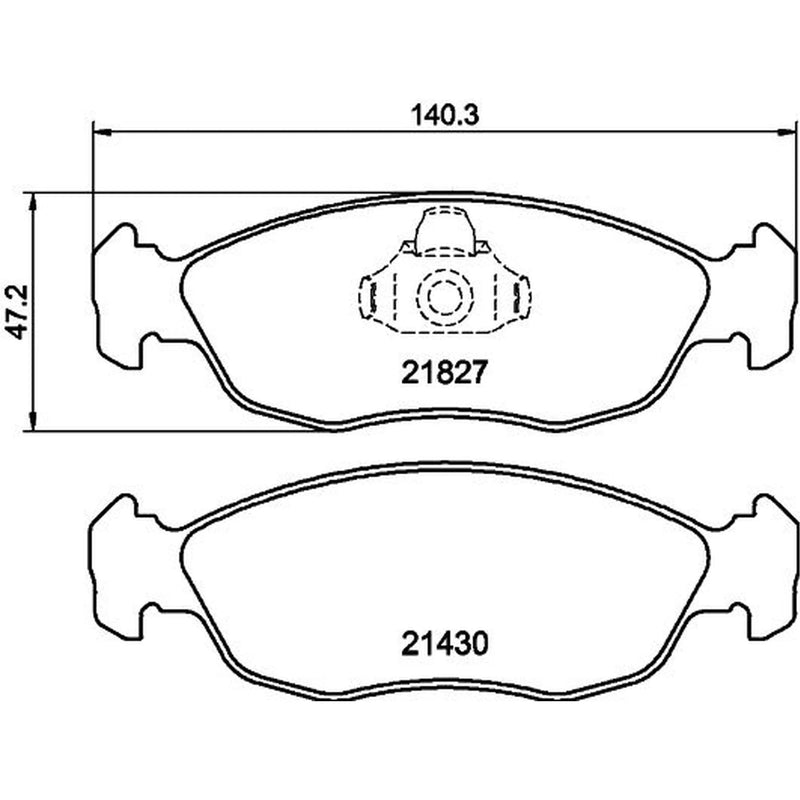 Mintex Front Brake Solid Discs & Pads fits Citroën Xsara 1997-2005 1.4 1.5
