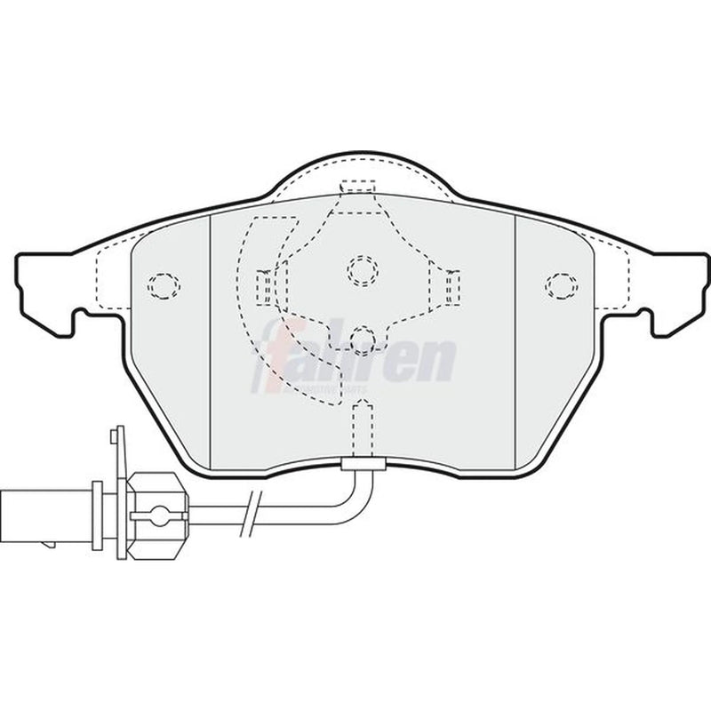 Fahren Front Brake Pad Set FBP3016