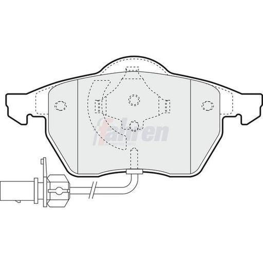 Fahren Front Brake Pad Set FBP3016