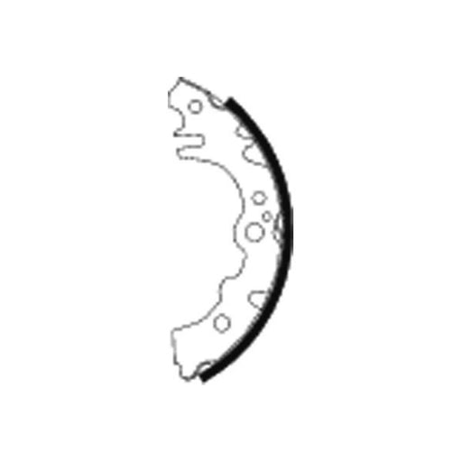 Mintex Brake Shoe Set Axle Kit fits Daihatsu Trevis 2006 on 1.0