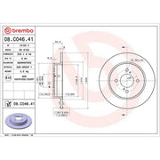 Brembo Rear Brake Solid Discs & Pads fits Suzuki Swift III 2010-2017 1.2 1.6