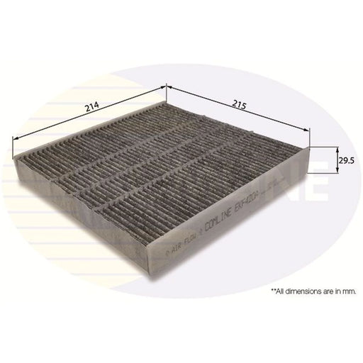 Comline Cabin Air Filter (Pollen Filter) fits Infiniti M 2010-2011