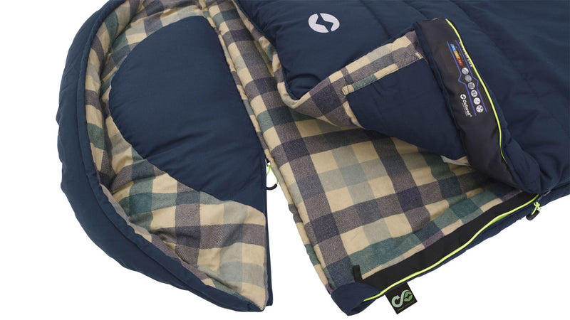 Outwell Camper Lux Deep Blue Single Sleeping Bag Outwell - Dynamic Drive