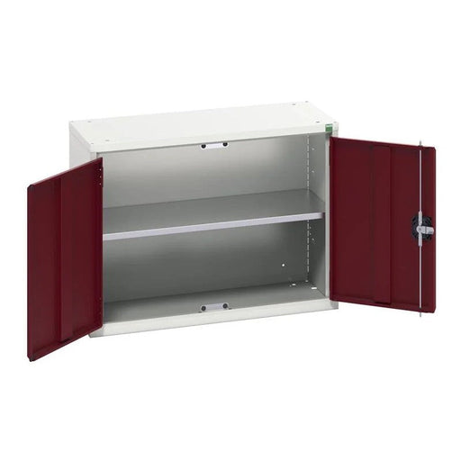Bott Verso Economy Wall Cupboard 1 Shelf 800mm Crimson Red - 16929101.24