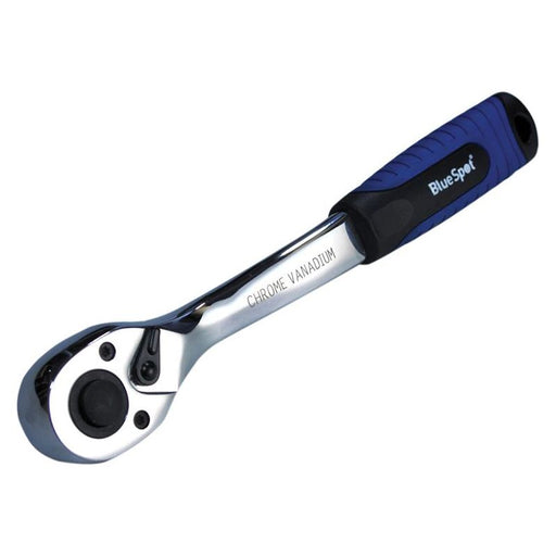 Bluespot Tools Soft Grip Ratchet 72 Teeth 1/4in Drive BlueSpot Tools - Dynamic Drive