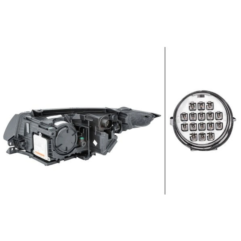 Hella Headlight Headlamp PSY24W Right fits Land Rover Range Rover Evoque