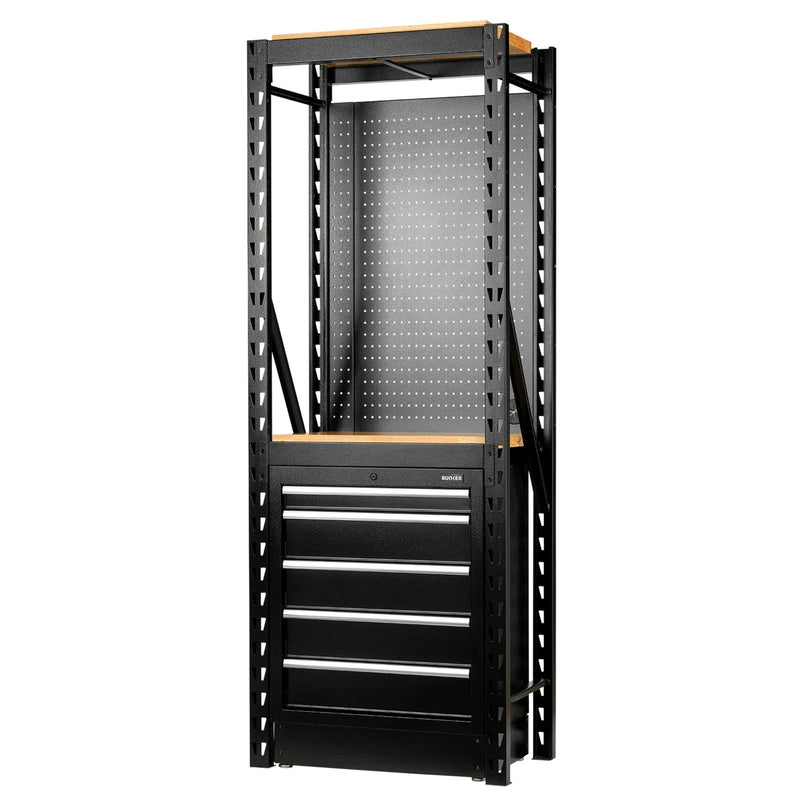 BUNKER 13 Piece Modular Storage Combo 2 Tier Racking with Hardwood Shelving - image 1