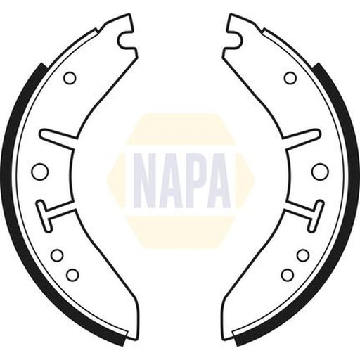 NAPA Brake Shoe Set Axle Kit fits Morris Minor 1962-1971 1.1