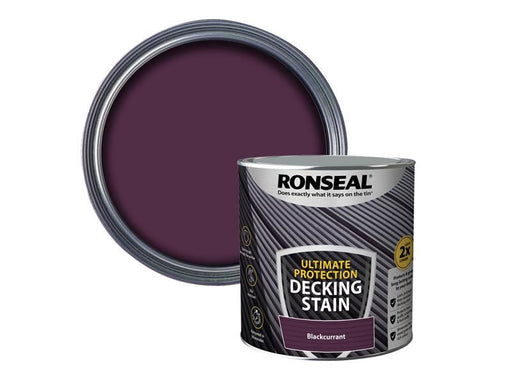 Ronseal Ultimate Protection Decking Stain Blackcurrant 2.5 litre Ronseal - Dynamic Drive
