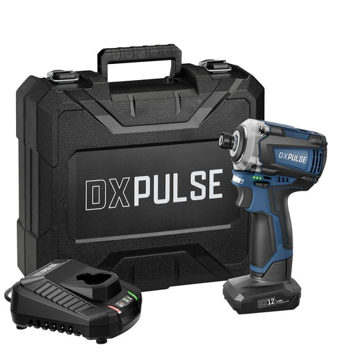 DXPULSE 12V Brushless Impact Driver Kit, 1/4" Sq. Dr., 1 x 5.0Ah Battery, 1 x - image 1