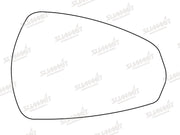 Summit Stick-On Aspheric Mirror Glass fits Audi A3 13 on RHS Summit - Bars 4 Cars