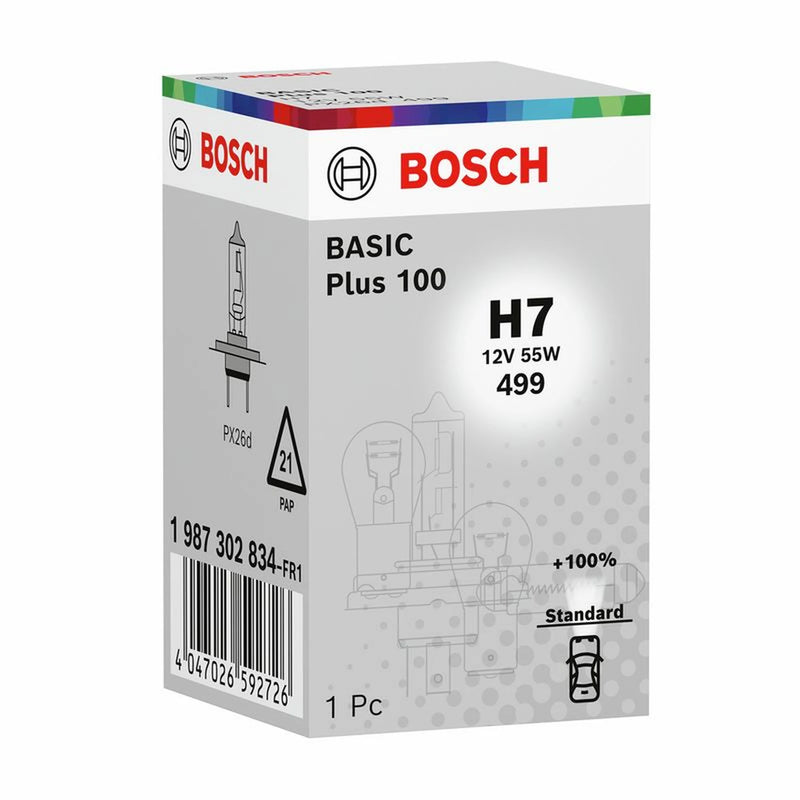 Bosch 12V 55W H7 Eco Plus 100 1 987 302 834