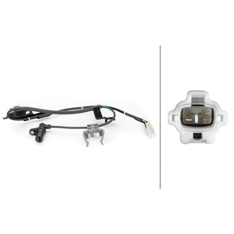 Hella ABS Wheel Speed Sensor Front fits Lexus Rx 2003-2008