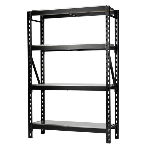 BUNKER 18 Piece Modular 4 Tier Racking with Stainless Steel Shelving, 1500mm - image 1
