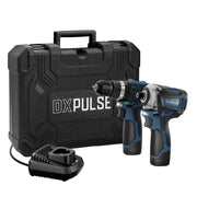 DXPULSE 12V Brushless Combi Drill & Impact Driver Kit, 1/4" Sq. Dr., 2 x 2.0Ah - image 1