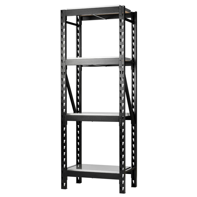 BUNKER® 21 Piece Modular 4 Tier Racking with Stainless Steel Shelving, 750mm - image 1