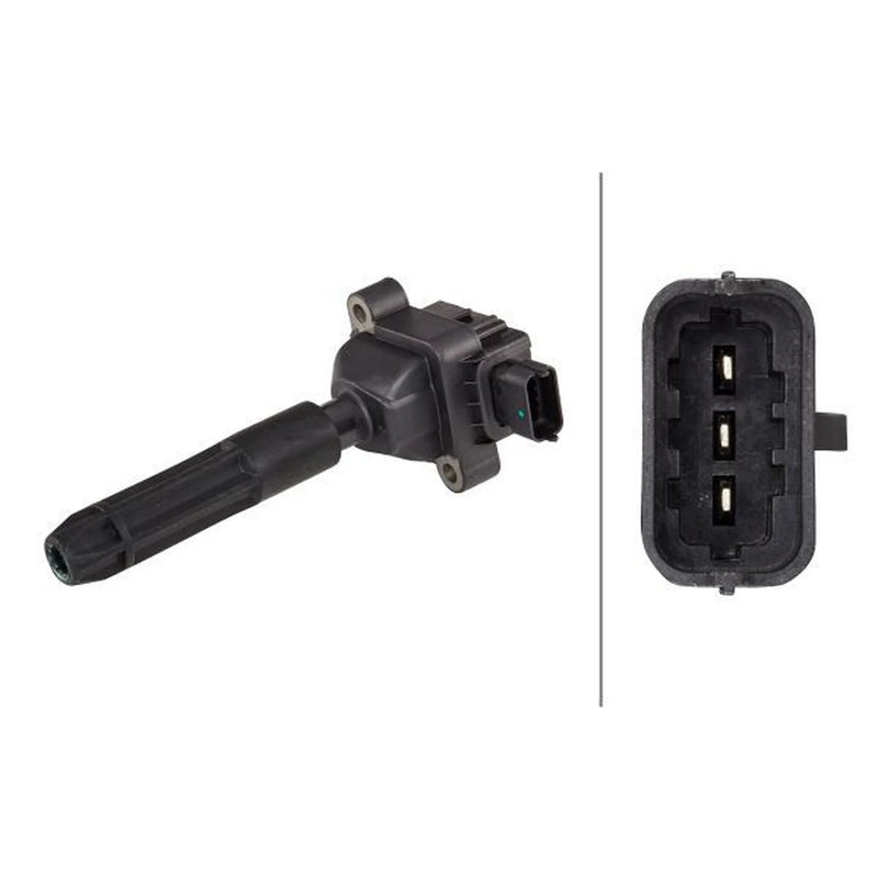 Hella Ignition Coil Pack fits Mercedes-Benz C-Class 2000-2002