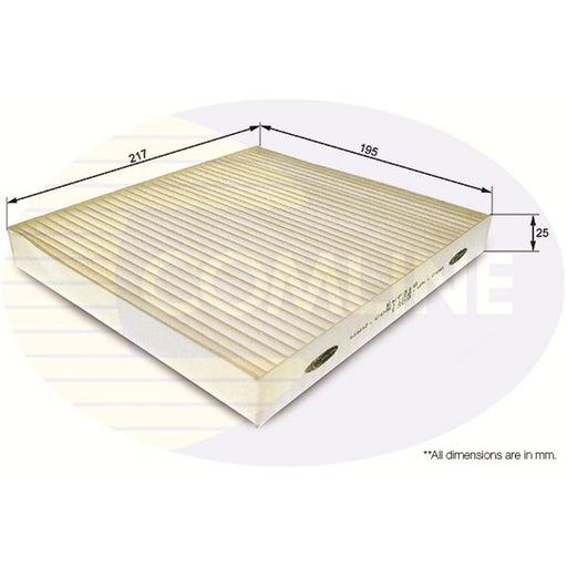 Comline Cabin Air Filter (Pollen Filter) fits Chrysler Sebring 2001-2010